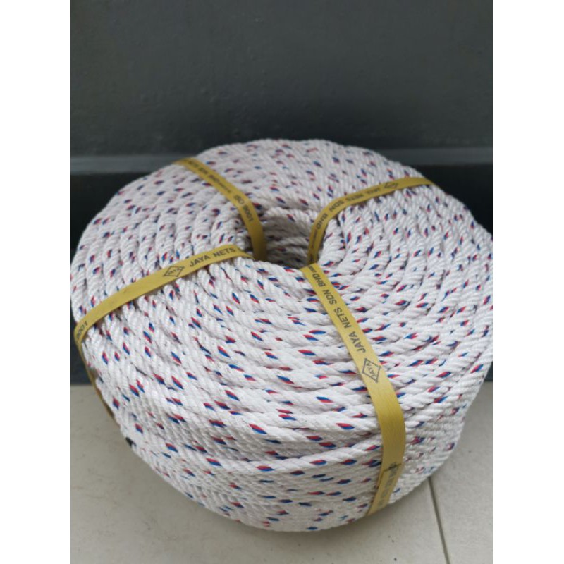 6MM, 7MM, 8MM Jaya PP Rope / PP Rope / เชือกสีขาว