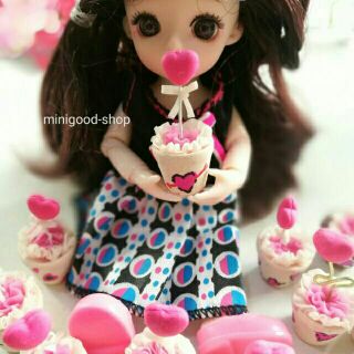 #กระถางหัวใจจิ๋ว 1ใบ #Miniature valentines #ปั้นจิ๋ววาเลนไทม์