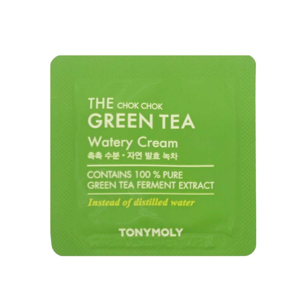 [Tester] ซอง TONYMOLY The Chok Chok Green Tea Watery Cream 1ml