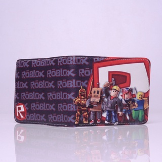 Roblox กระเป๋าสตางค์ ใบสั้น ลายการ์ตูนเกมเสมือนจริง ลําลอง ใส่เหรียญได้ สําหรับเด็กผู้ชาย และเด็กผู้หญิง