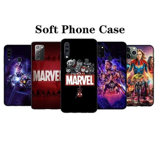 เคสโทรศัพท์ซิลิโคน TPU แบบนิ่ม ลาย LIU13 โลโก้ Avengers Endgame Marvel สําหรับ Samsung Note 8 9 10 Plus Lite 20 Ultra