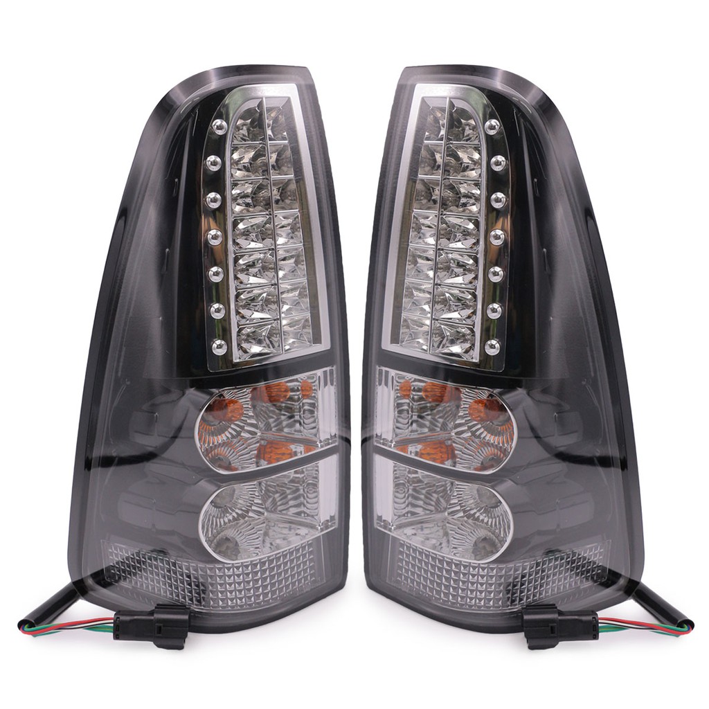 ไฟท้าย ไฟแต่ง LED งานไต้หวัน ข้างซ้าย+ขวา สีสโม๊คดำ สำหรับ Isuzu D-Max Pattinum 2WD 4WD ปี 2007-2010 ราคา ถูกที่สุด โปรบีเคเค