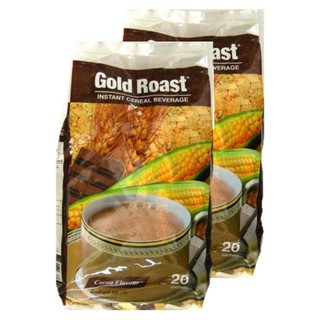 Gold Roast Instant Cereal Beverage Cocoa Flavour โกลด์โรสต์ เครื่องดื่มธัญญาหาร รสโกโก้ 600g. x 2packs