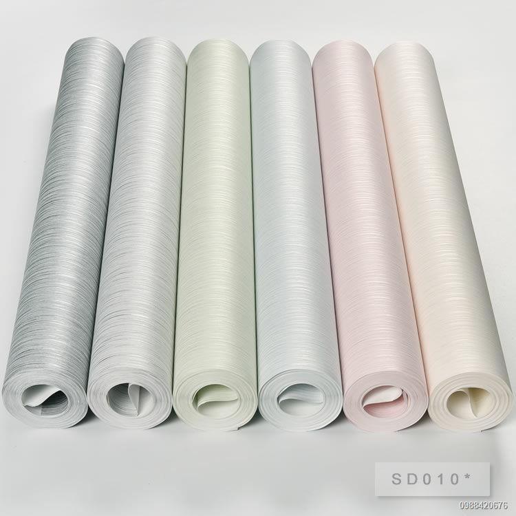 ℗Nonselfadhesive พิเศษ สีพื้นธรรมดา ห้องนั่งเล่น ห้องนอน วอลล์เปเปอร์