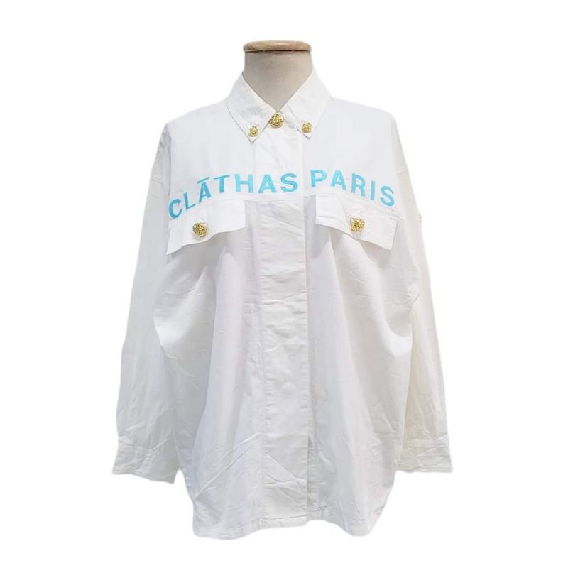 Clathas Paris Embroidery Logo Shirt