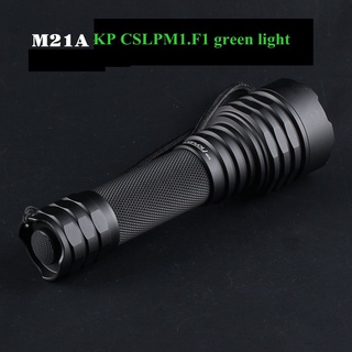 ไฟฉาย Convoy M21A KP CSLPM1 ของแท้ 100%โคมไฟล่าสัตว์ F1 LED สีเขียว สําหรับกลางแจ้ง