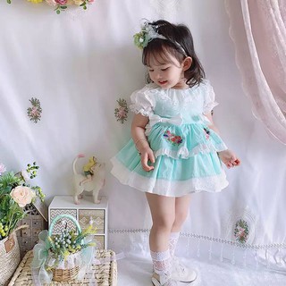 AKMV034 - Sweet Doll Vintage Set เดรสวินเทจสุดหวาน น่ารัก ใส่ได้ 2 แบบนะคะ