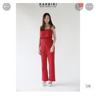 กางเกงเเดง new with tag เเบรนด์ Karbiri size m ใส่ตรุษจีนได้ค่ะ ของใหม่