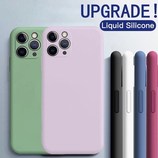 Liquid Silicone Shockproof Case for Xiaomi Mi 11 Pro Lite Ultra 10T Pro Candy Cases Solid Soft Original Cover