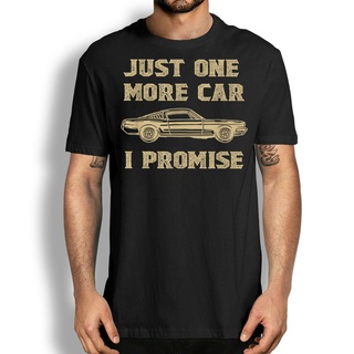 เสื้อยืดครอปเสื้อยืด พิมพ์ลายรถยนต์ Just One More I Promise ของขวัญสําหรับคู่รักS-5XL