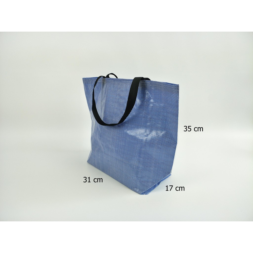 กระเป๋ากระสอบ เก๋ๆ ไม่ซ้ำใคร Tote Bag กระเป๋าถือ ขนาดใหญ่ L Good Hope Bag เคลือบกันน้ำ ก้นคางหมู