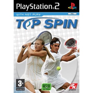 แผ่นเกมส์PS2 Top Spin PS2 แนวเกมเทนนิส แผ่นเพล2 แผ่นplay2