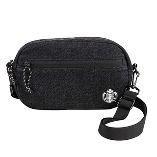 STARBUCKS : [星巴克]女神斜紋帆布側背包 STARBUCKS 2019 BLACK SIREN BAG กระเป๋าเฉียงสะพายข้างไซเร็นผ้ายีนส์สีดำ เทห์ๆ