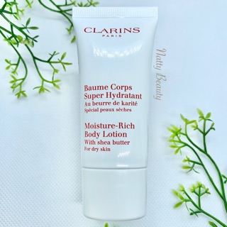 🔥แท้💯%🔥ฉลากไทย 30ml.ผลิตปี63-64โลชั่นบำรุงผิวกาย Clarins Moisture-Rich Body Lotion with Shea butter