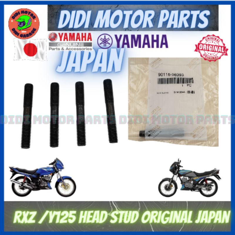 DIDI MOTOR PARTS,RXZ / Y125 Head Stud Japan ,Rxz Head Tiang Japan ,บล็อกสตั๊ด HLY