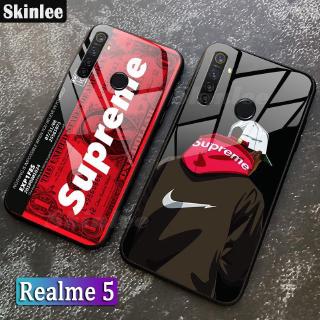 เคสโทรศัพท์กันกระแทกกระจกนิรภัยสําหรับ realme 5i 5s 6 Pro