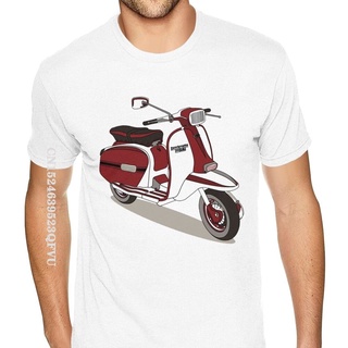 เสื้อคู่รัก 90s Lambretta Vespa เสื้อเชิ้ตเสื้อยืดผู้ชายขนาดบวก Kawaii Tees เสื้อเชิ้ตออกแบบผู้ชายเสื้อยืดออกแบบผ้าฝ้ายเ