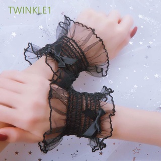 Twinkle1 ปลอกแขนผ้าลูกไม้แฟชั่นเกาหลีหลากสีสําหรับผู้หญิง