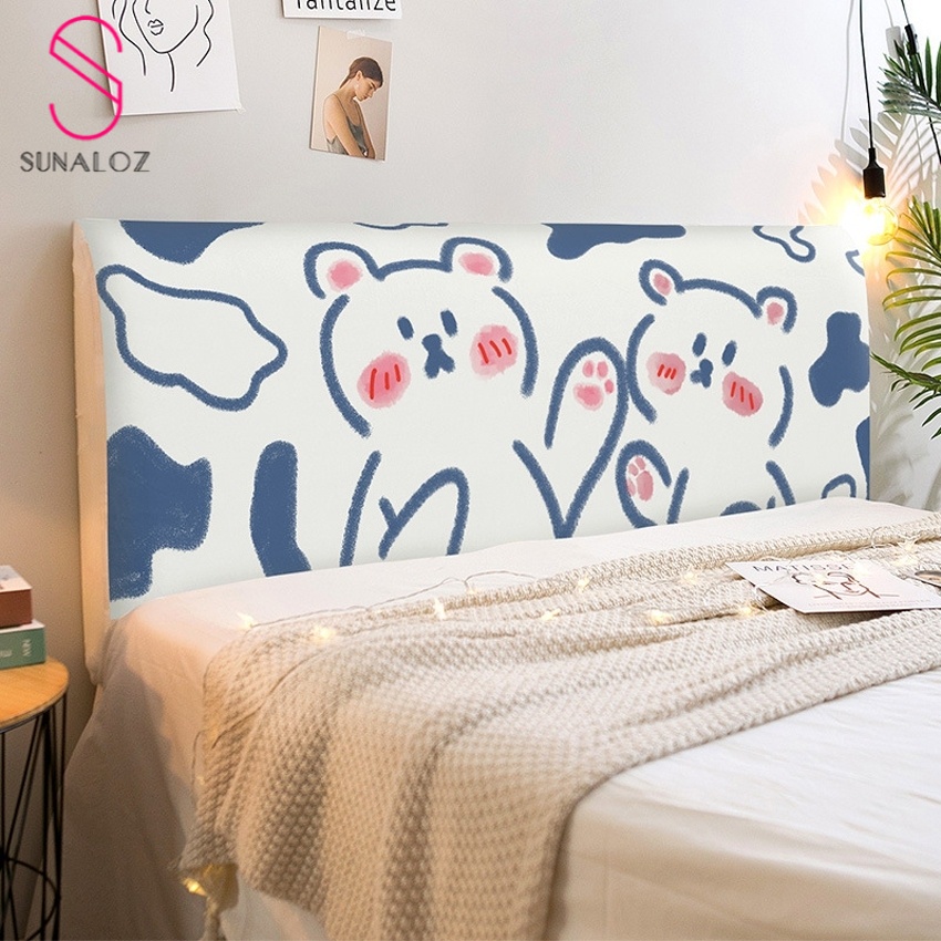 SUNALOZ-ผ้าคลุมหัวเตียง ผ้าโพลีเอสเตอร์ มี 3 ขนาดไซส์เตียง รุ่น TN-470 พร้อมส่งจากไทย