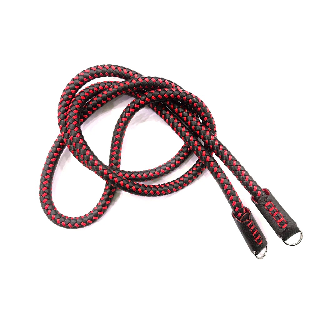 Jason &​ Sherron handmade Weave strap exclusive for Leica Singapore edition black/red #1