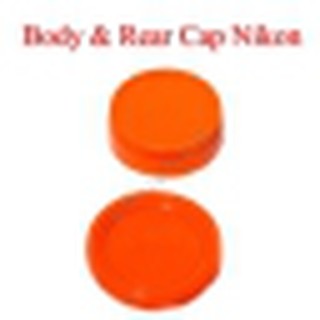 Orange Color Body Rear Lens Cap For Nikon ฝาปิดบอดี้และฝาปิดท้ายเลนส์นิคอนสีส้ม