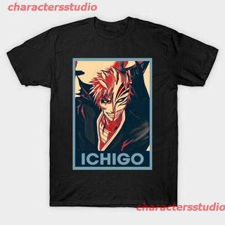 charactersstudio New Ichigo Supernatural Anime Bleach Shiginami เสื้อยืดลําลองแฟชั่นสําหรับผู้ชายผ้าฝ้ายแขนสั้นคอกลมลายอ