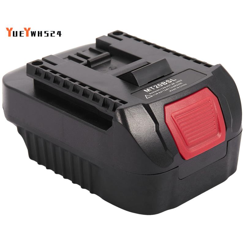 Mt20Bsl อะแดปเตอร์แปลงแบตเตอรี่ Li-Ion สําหรับ Makita 18V Bl1830 Bl1860 Bl1850 Bl1840 Bl1820 สําหรับ Bosch 18V