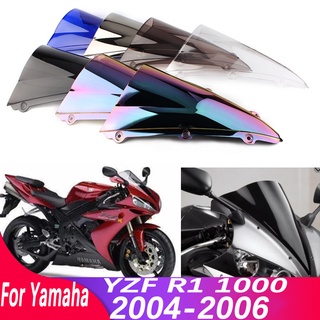 กระจกกันลมพลาสติก ABS อุปกรณ์เสริม สําหรับ Yamaha YZF R1 YZFR1 2004 2005 2006