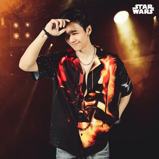 💥เสื้อเชิ๊ตฮาวาย เสื้อฮาวาย Hawaii Star wars ลายสตาร์วอร์ส ลิขสิทธิ์แท้