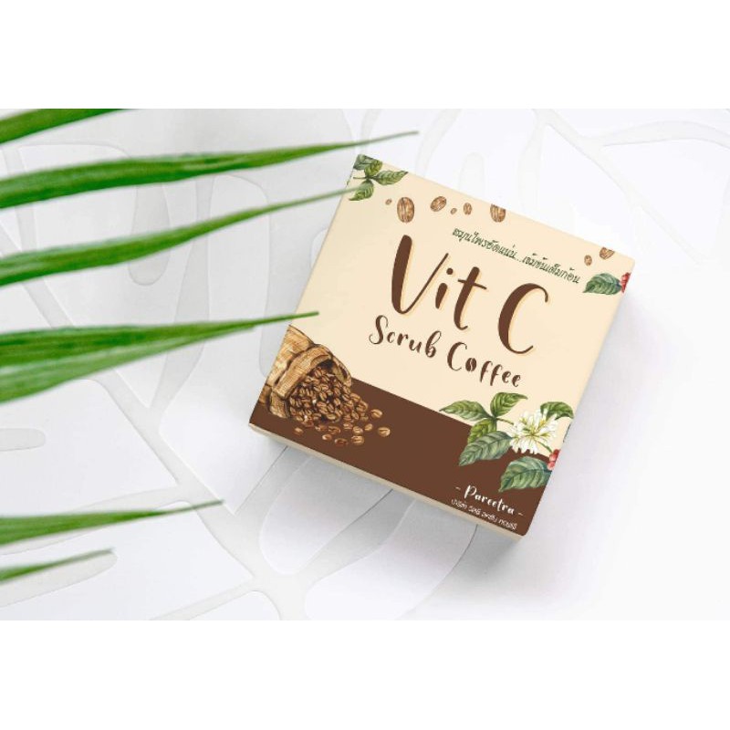 สบู่สครับกาแฟ vit c🤎