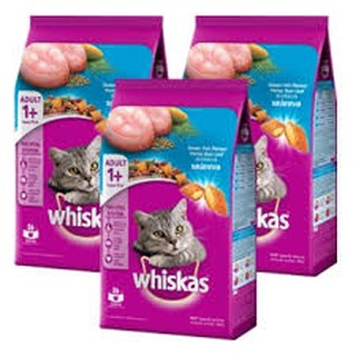 Whiskas วิสกัส อาหารแมว ขนาด 3 กิโลกรัม