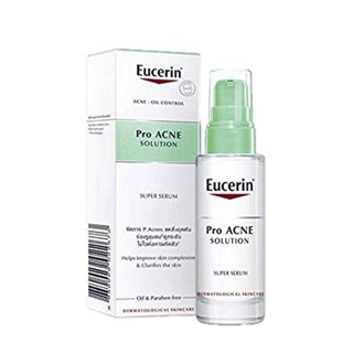 Eucerin Pro ACNE Solution Super Serum 30ml. ยูเซอรีน โปร แอคเน่ ซุปเปอร์ เซรั่ม จัดการสิว สิวอุดตัน