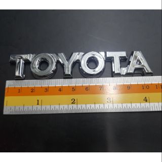 Logo Toyota งานพลาสติก 11 × 2 cm