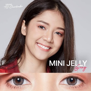 บิ๊กอาย คอนแทคเลนส์ รุ่น mini jelly gray  สายตา -1.75 พร้อมส่ง