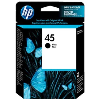 HP INK 45A BLACKDESKJET 800CXI, 850C, 870CXI, 1600C (BK)