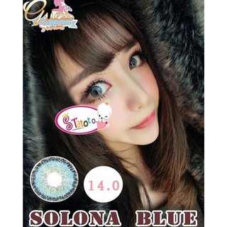 Solona3 blue by TATOTO Contact Lenses บิ๊กอาย #256