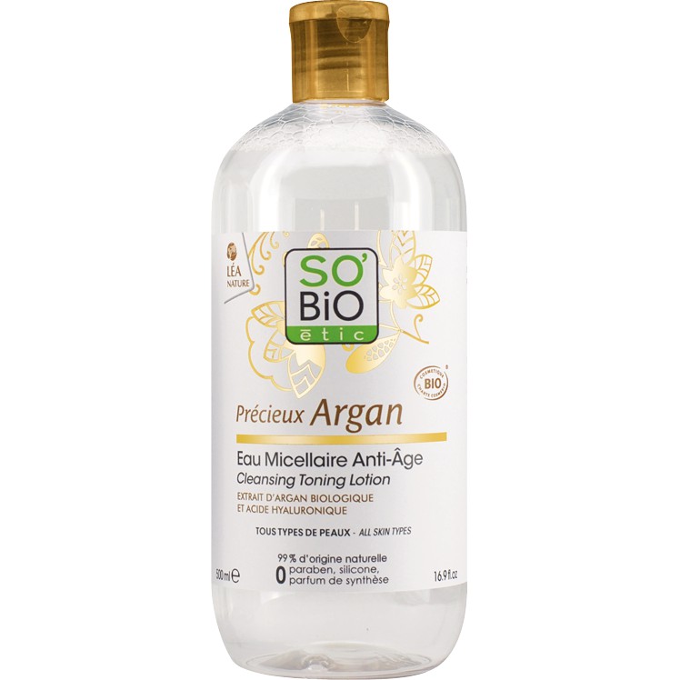 So'Bio Etic Precious Argan Cleansing Toning Lotion