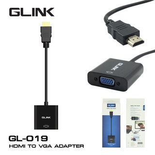 HDMI to VGA Adapter รุ่น GL-019 HDM แปลงออกเป็น VGA (GLINK)