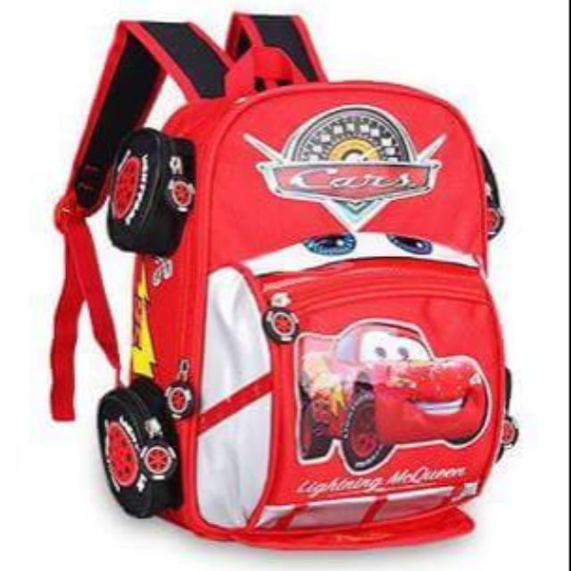 กระเป๋าเป้ กระเป๋านักเรียน Cars McQueen สินค้าพร้อมส่ง