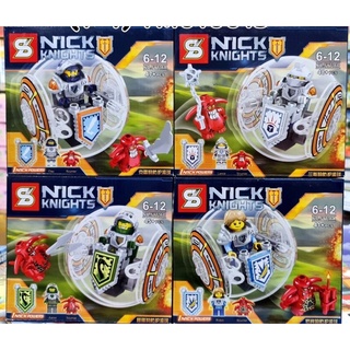 ชุดตัวต่อ sy 736 ชุด Nexoknights 4 แบบ จำนวน 170+ชิ้น (lw/j)