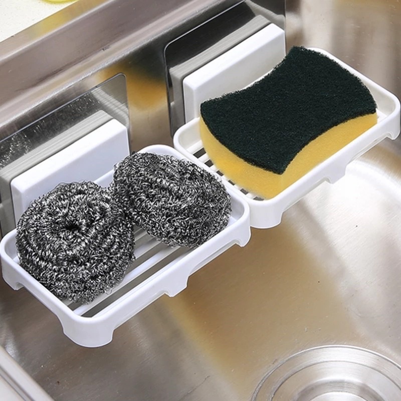 GTR TR533(ร้านไทย)ที่วางสบู่ติดผนัง-วางฟองน้ำล้างจาน ฟิล์มอะครีลิค ติดแน่นทนนานไม่ต้องเจาะผนัง ห้องน้ำ ห้องครัว - รูปที่ 6