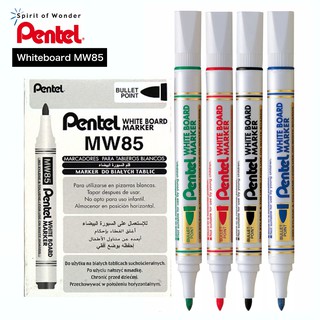 Pentel Whiteboard ปากกาไวท์บอร์ด เพนเทล MW85  กล่องละ 12 ด้าม