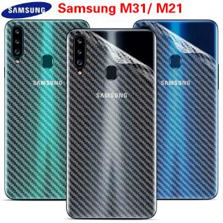 (Buy 1get 1) samsung galaxy A20s/A20/M21/M31 Carbon Fiber Pattern Back Film