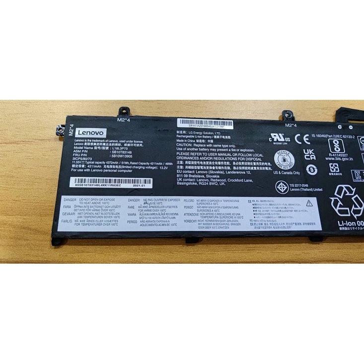BATTERY ORIGINAL LENOVO แบตเตอรี่ของแท้ Lenovo ThinkPad T490 P14S P43S P43S 20RH T14  P14S  L18L3P73