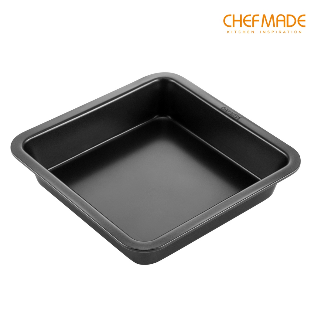 Chefmade กระทะเค ้ กมาตรฐาน 8 นิ ้ ว Non-Stick Square จานลึก Bakeware FDA ได ้ รับการอนุมัติสําหรับเตาอบเบเกอรี ่ WK9709M