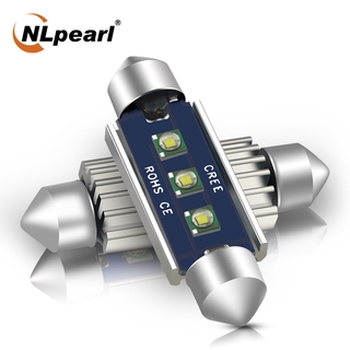 Nlpearl 2 X C5W Led C10W หลอดไฟ Led 31 มม . 36 มม . 39 มม . 41Mm Cree Smd Festoon Led สําหรับติดป้ายทะเบียนรถยนต์