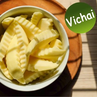 💥อร่อย💥 "มะม่วงดอง หั่นชิ้น" เปรี้ยว!! กรอบ!! สดใหม่!! ( เฮียวิชัย ) "เสริฟพร้อมพริกเกลือ" Since 1984