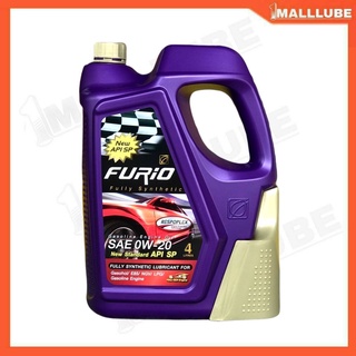 บางจาก น้ำมันเครื่องเบนซิน บางจาก FURIO 0W-20 SYNTHETIC SP สังเคราะห์แท้ 100% ปริมาณ 4 ลิตร