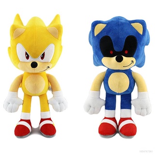 Oio หมอนตุ๊กตา ยัดนุ่น Sonic EXE Super Sonic ขนาด 30 ซม. ของขวัญ สําหรับเด็ก ตกแต่งบ้าน