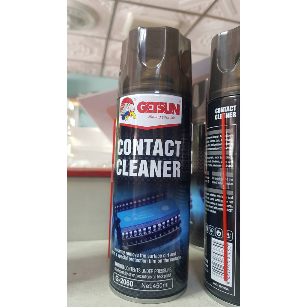สเปรย์ล้างหน้าสัมผัสไฟฟ้า แผงวงจร Contact Cleaner Getsun